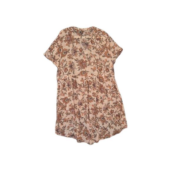 Torrid Women's Lexie Hi Low Babydoll Chiffon Tunic Button Top 3 - Picture 5 of 7